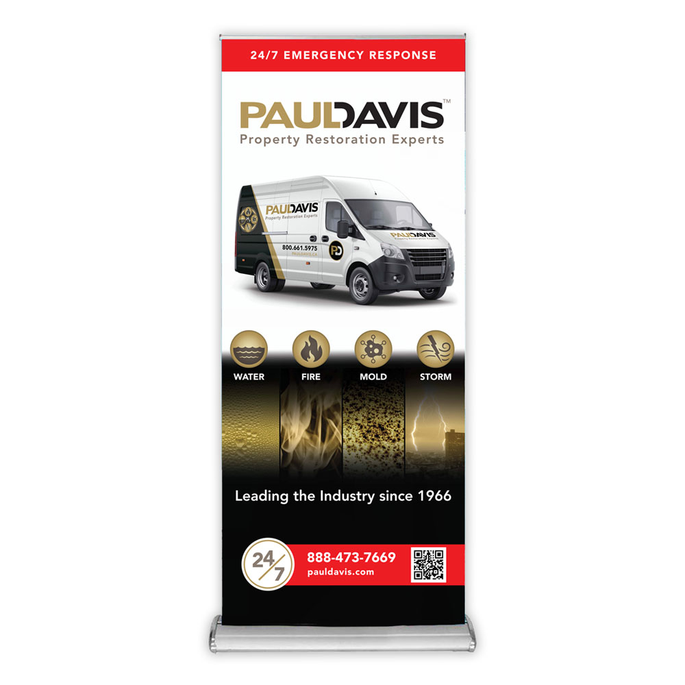 DELUXE RETRACTABLE BANNER - EMERGENCY RESPONSE V2