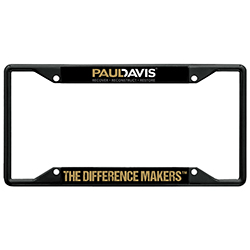 METAL LICENSE PLATE FRAME