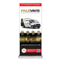 DELUXE RETRACTABLE BANNER - EMERGENCY RESPONSE V2