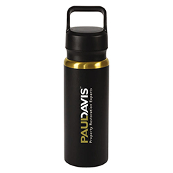 28 Oz Urban Peak Dual Top Gold Water Bottle -