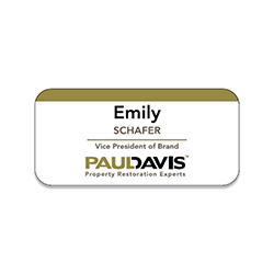 PAUL DAVIS NAME BADGE