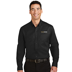 PORT AUTH LONG SLEEVE TALL SUPERPRO TWILL SHIRT