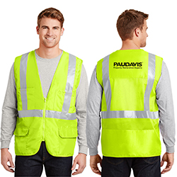 CORNER STORE ANSI CLASS 107 MESH BACK SAFETY VEST