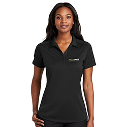 Diamond Jacquard Ladies Polo