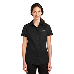 PORT AUTHORITY LADIES  SHORT SLEEVE SUPER-PRO